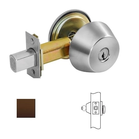 Corbin Russwin Grade 1, Single Cylinder, 613 Oil-Rubbed Dark Bronze, 2-3/4 Backset, Keyed Random DL3213-613